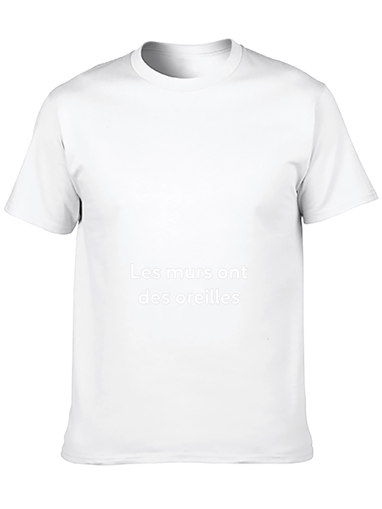 Black T-Shirt - Les murs ont des oreilles