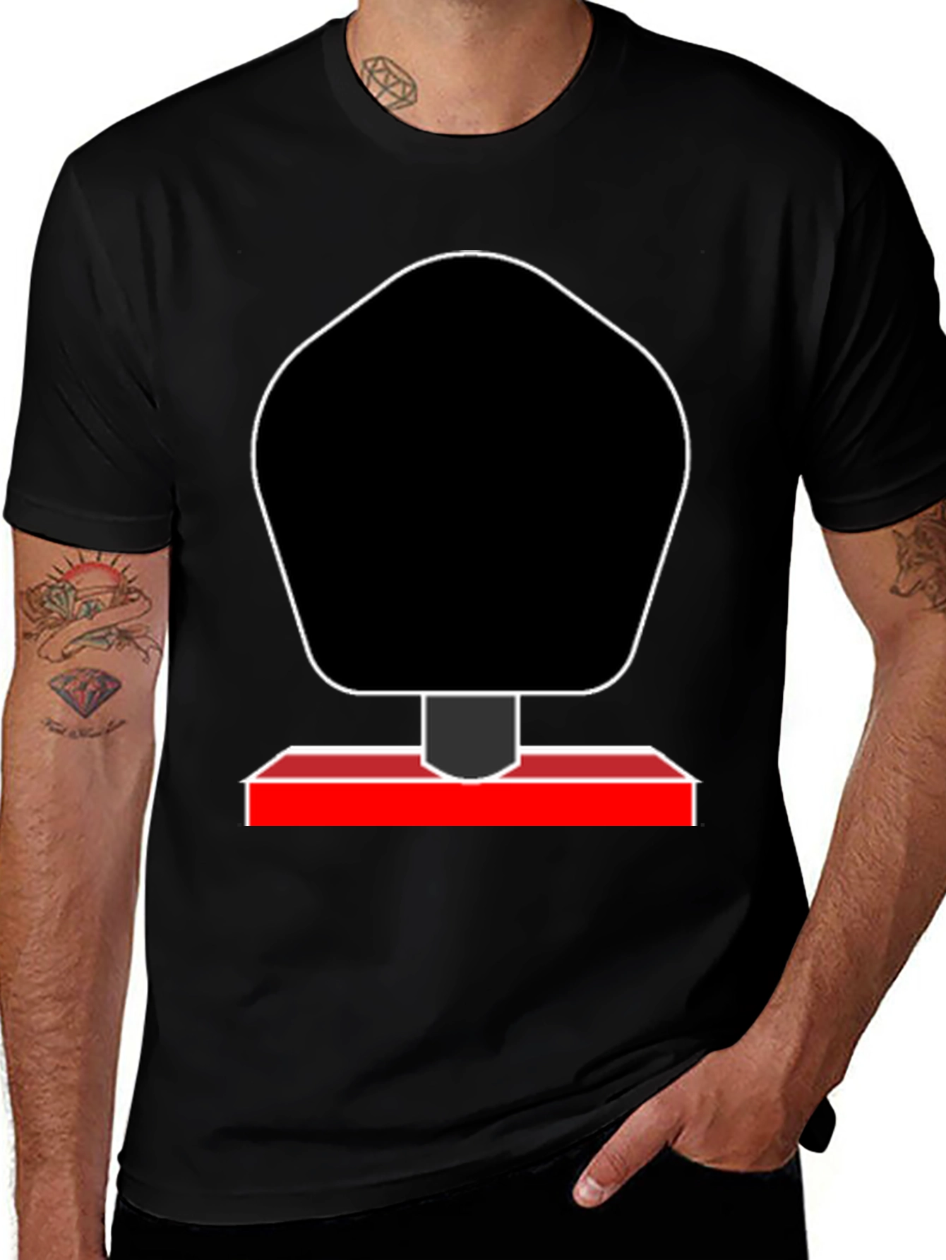 Abstract Graphic Tee - Modern Streetwear Style