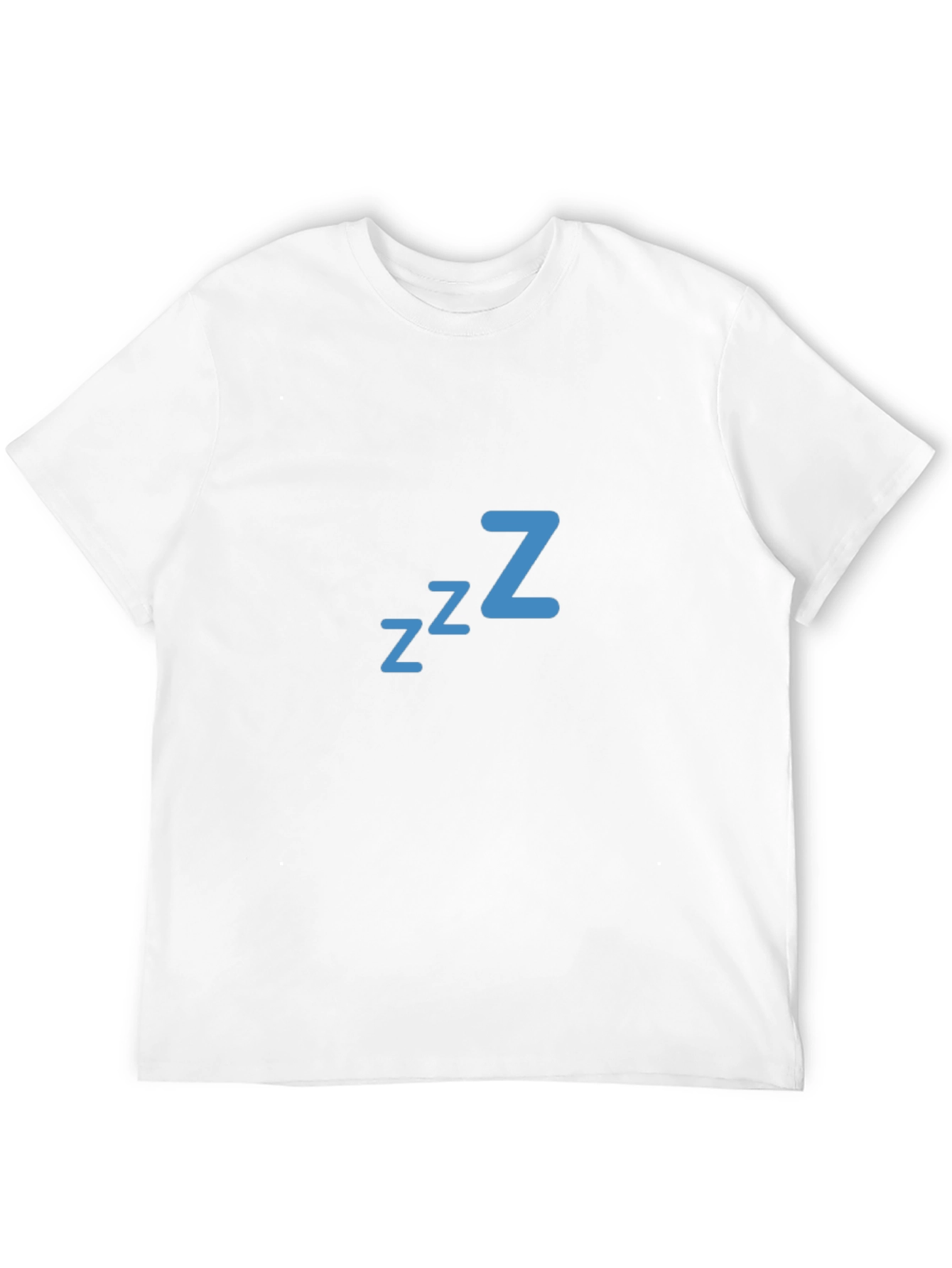 Zzz Sleep Mode Graphic Tee - Soft Black Cotton