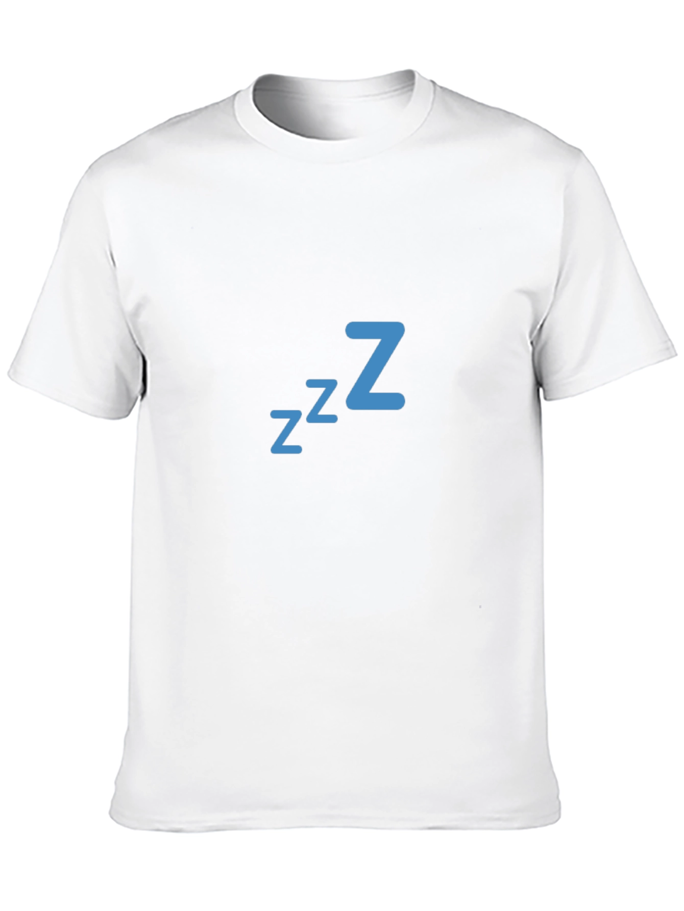 Zzz Sleep Mode Graphic Tee - Soft Black Cotton
