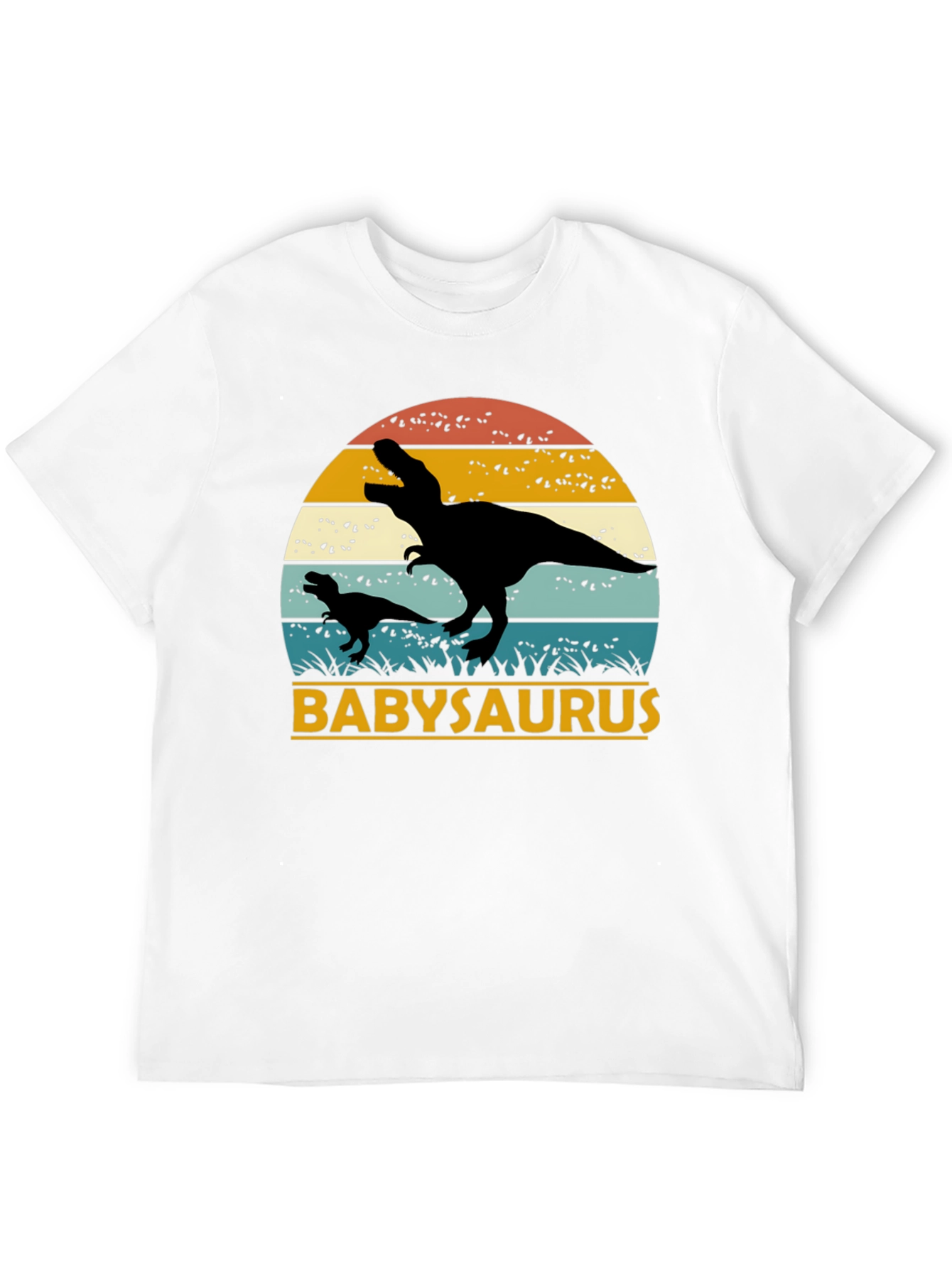 Babysaurus Rex T-Shirt - Black Dinosaur Tee