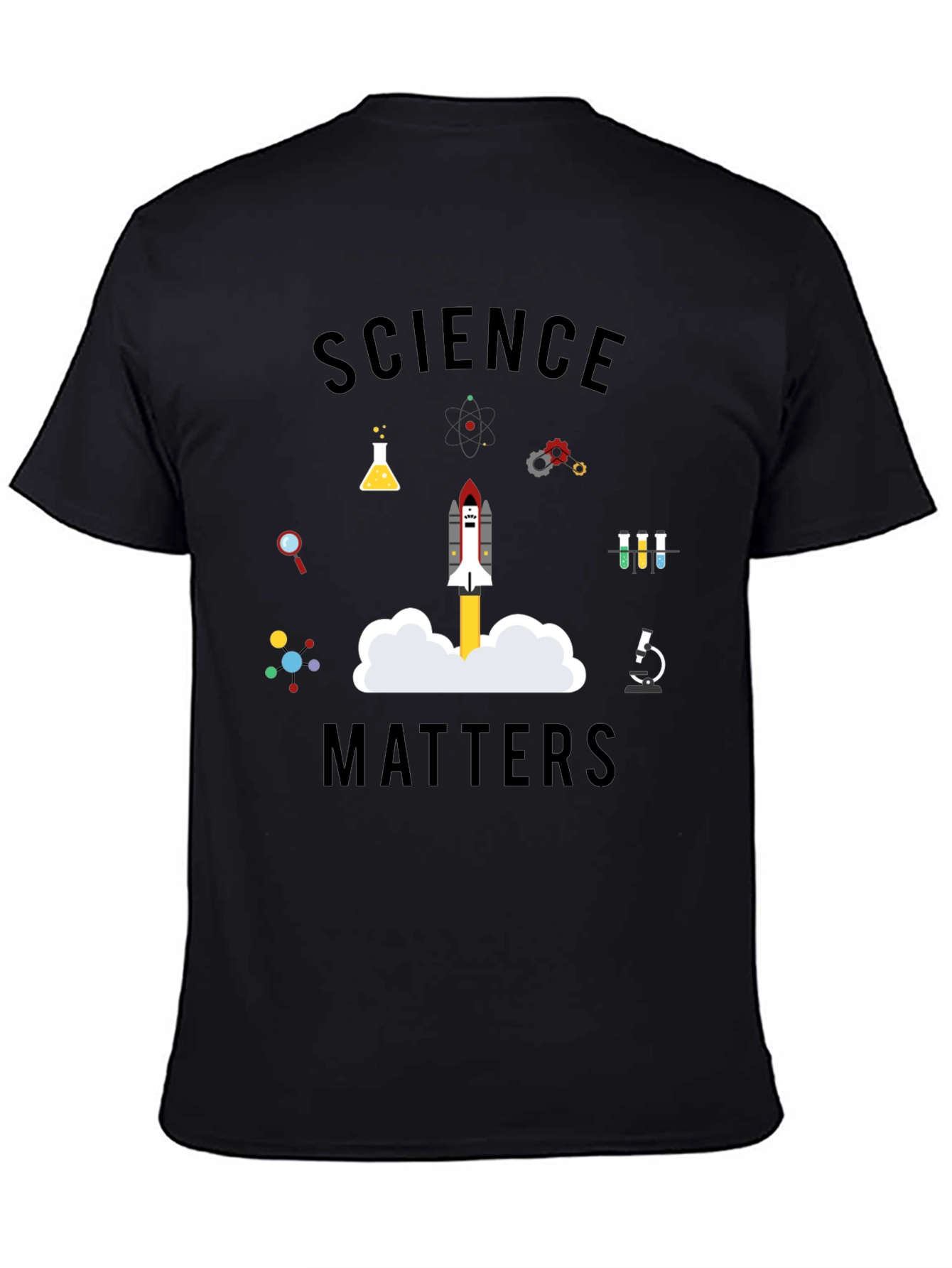 Science Matters Graphic T-Shirt - Black