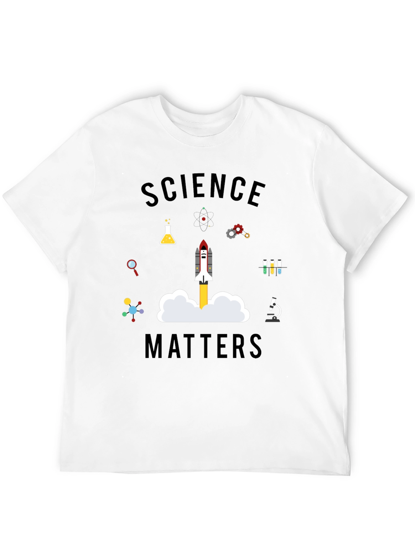 Science Matters Graphic T-Shirt - Black