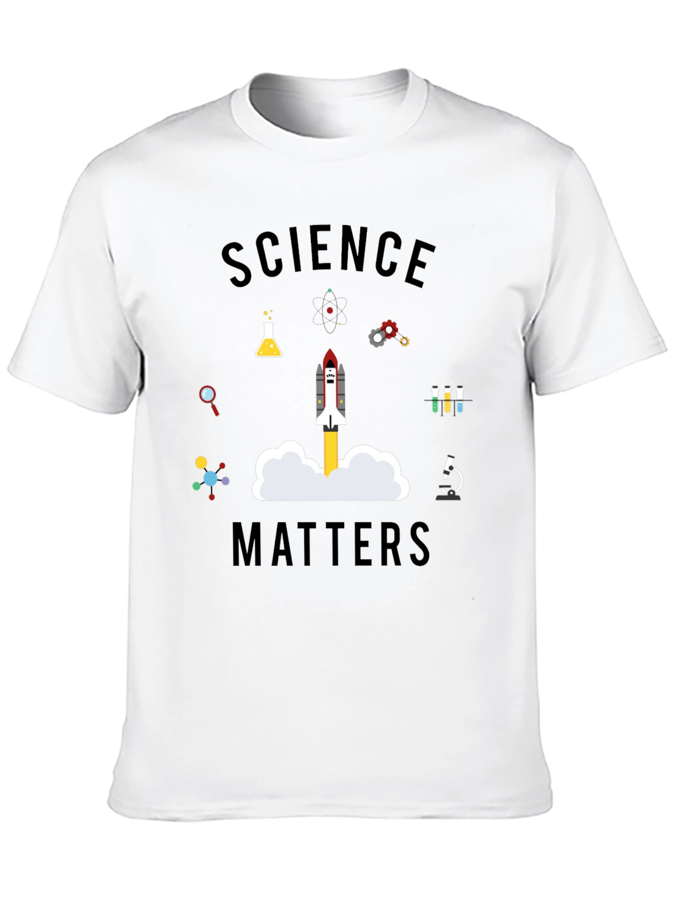 Science Matters Graphic T-Shirt - Black