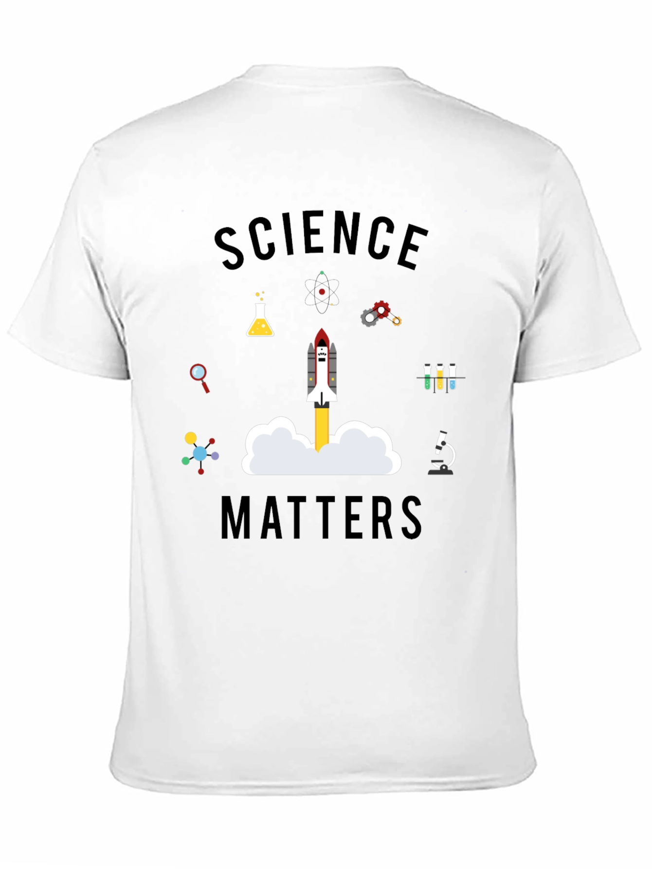 Science Matters Graphic T-Shirt - Black