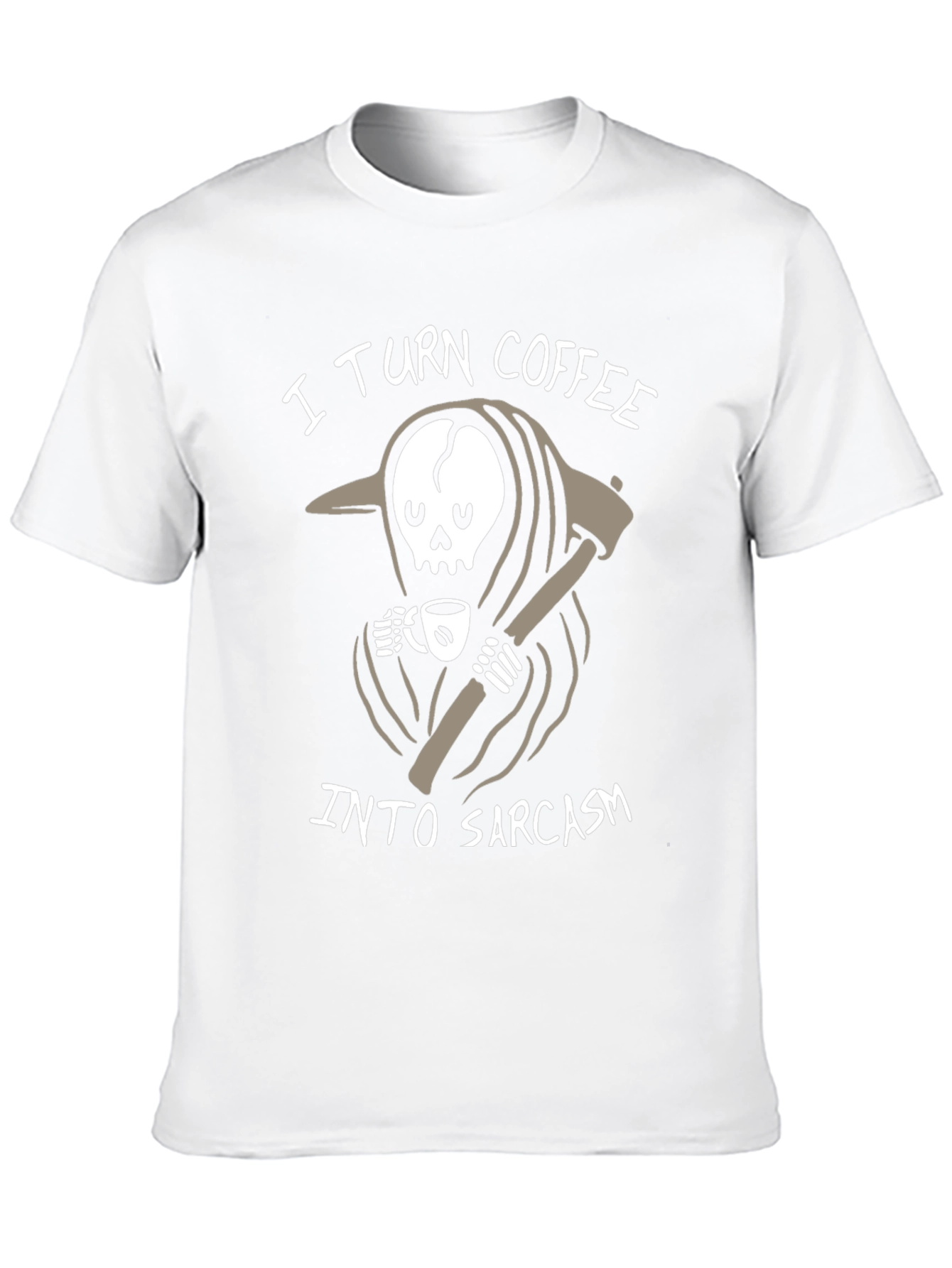I Turn Coffee Into Sarcasm Graphic T-Shirt