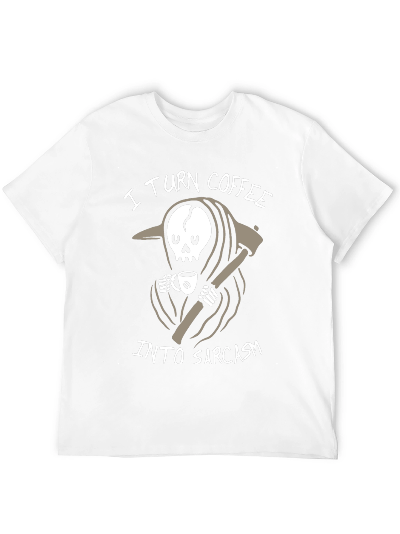 I Turn Coffee Into Sarcasm Graphic T-Shirt