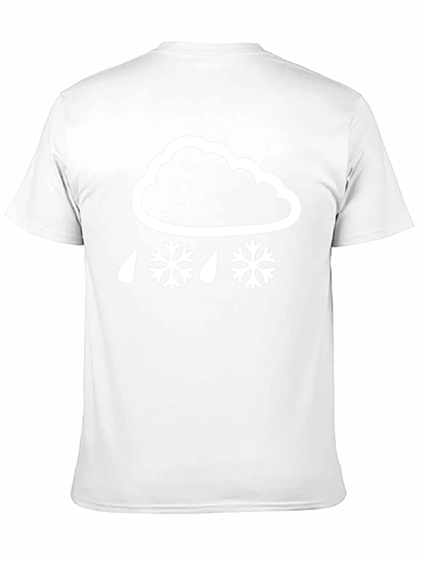 Snow Day Tee: Stylish Weather Graphic T-Shirt