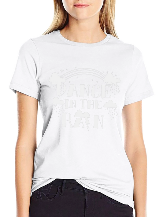 Dance in the Rain Black Graphic Tee