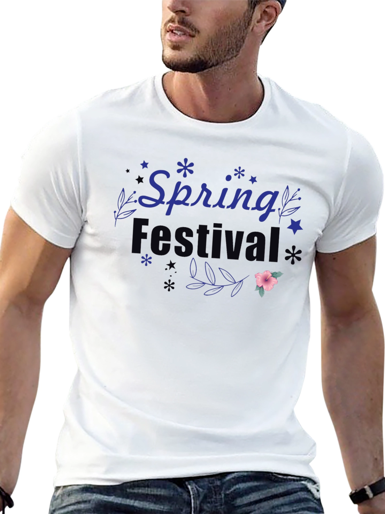 Spring Festival Graphic T-Shirt