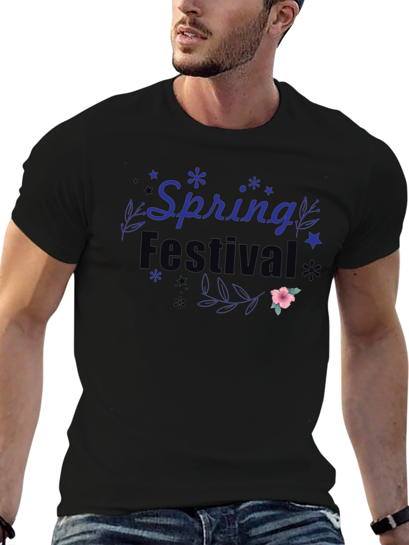 Spring Festival Graphic T-Shirt