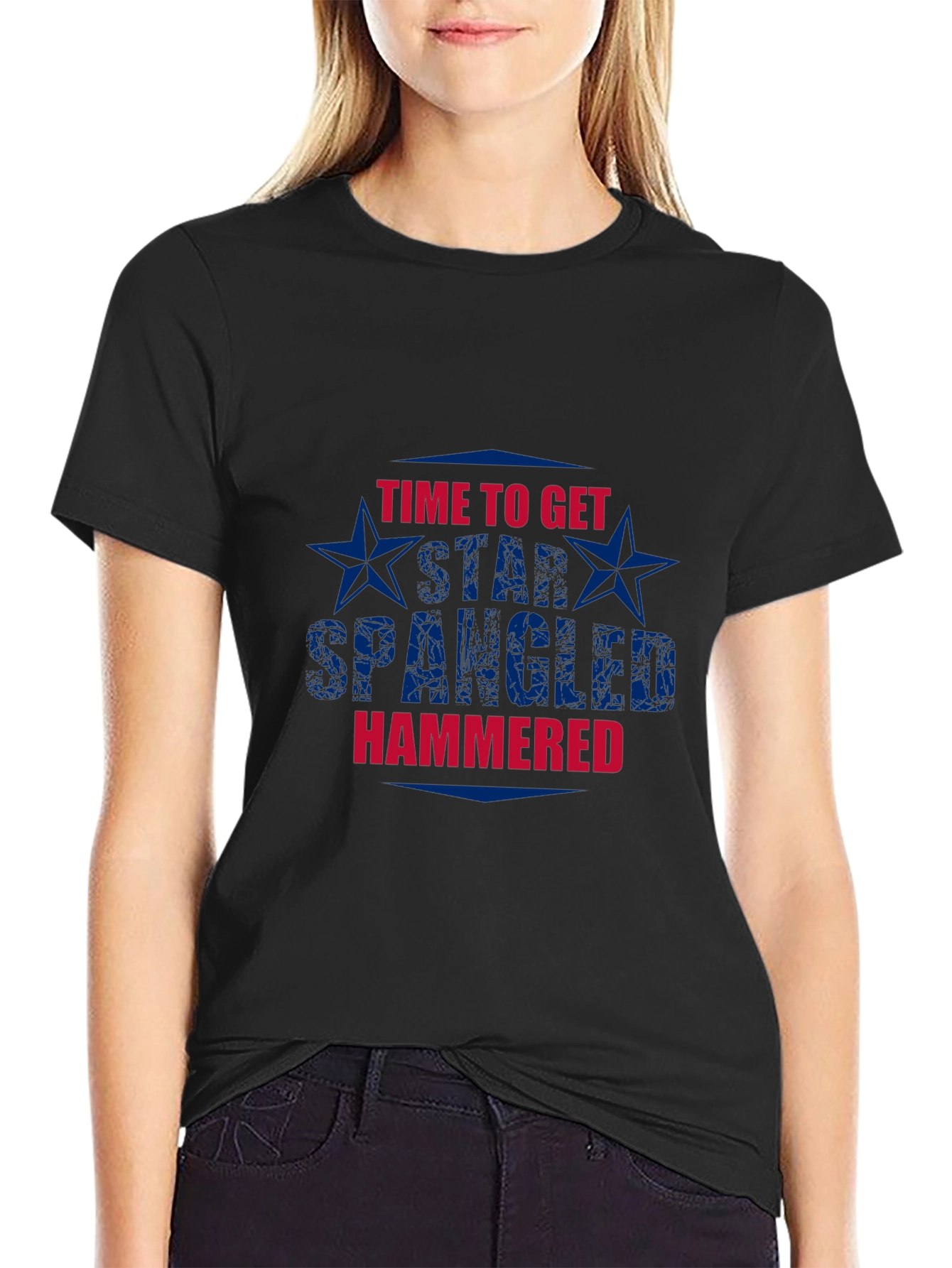 Star Spangled Hammered Graphic T-Shirt