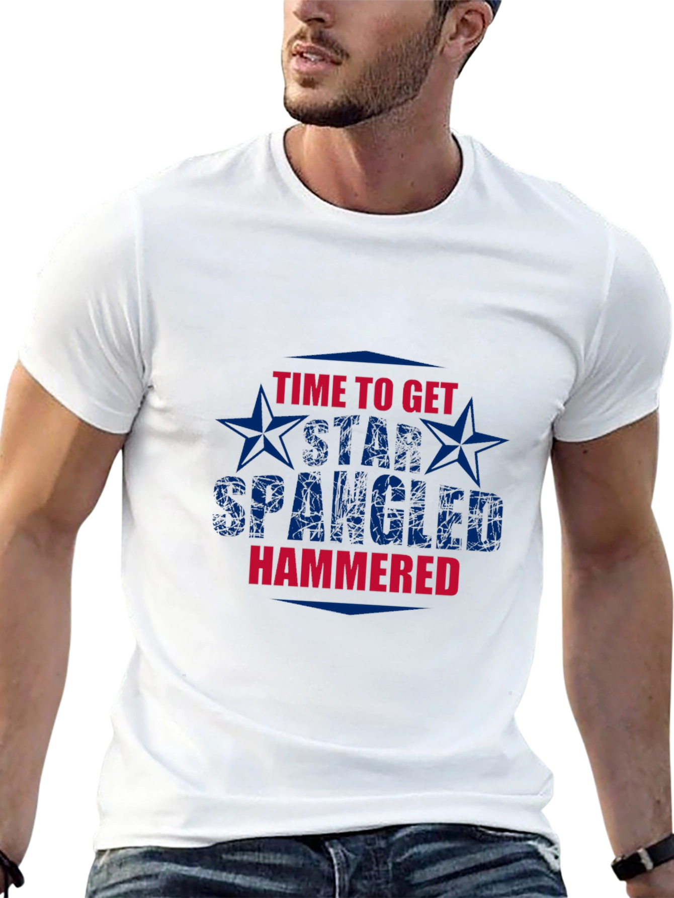 Star Spangled Hammered Graphic T-Shirt