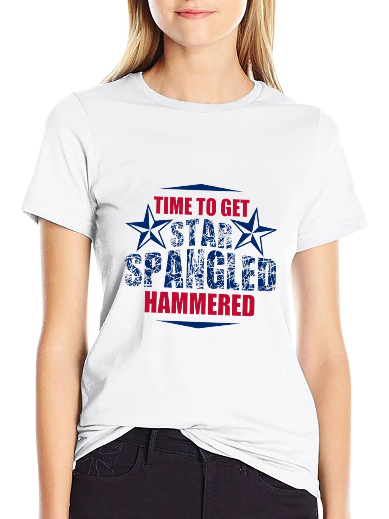 Star Spangled Hammered Graphic T-Shirt