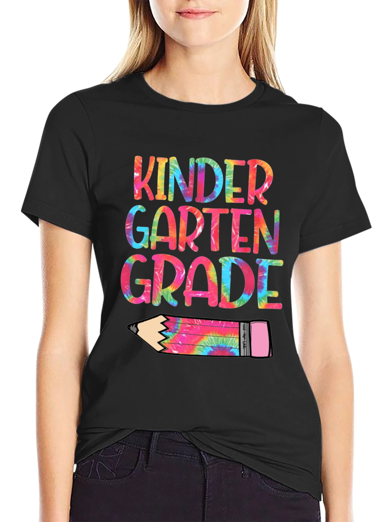 Kindergarten Grade Tie Dye T-Shirt