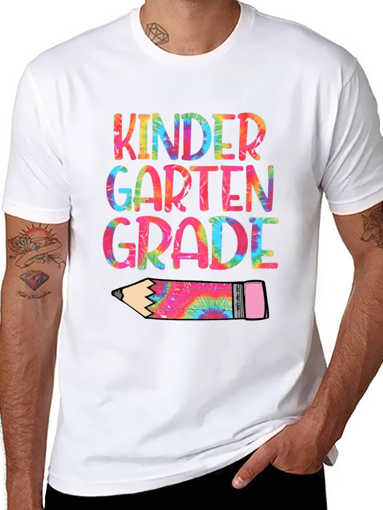 Kindergarten Grade Tie Dye T-Shirt