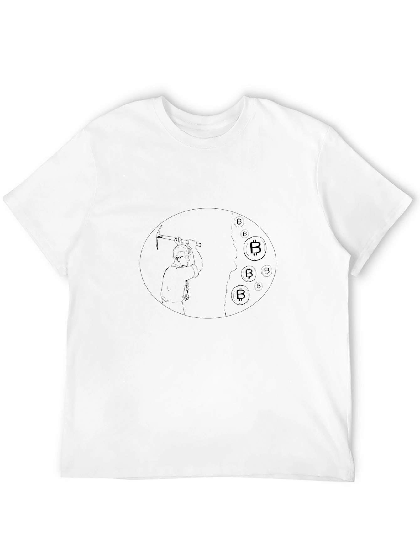 Bitcoin Miner Black T-Shirt