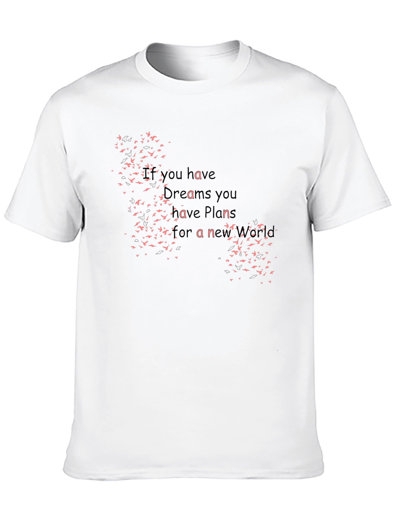 Dreams & Plans Bird T-Shirt - Black