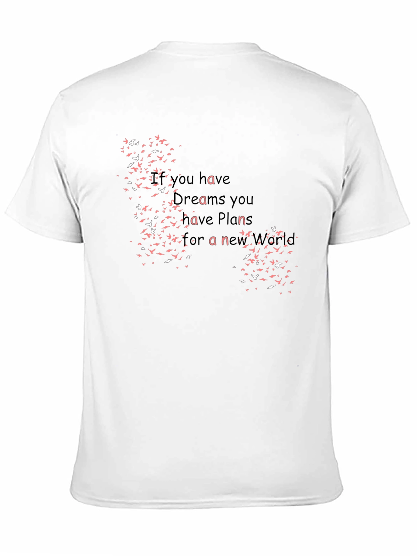 Dreams & Plans Bird T-Shirt - Black