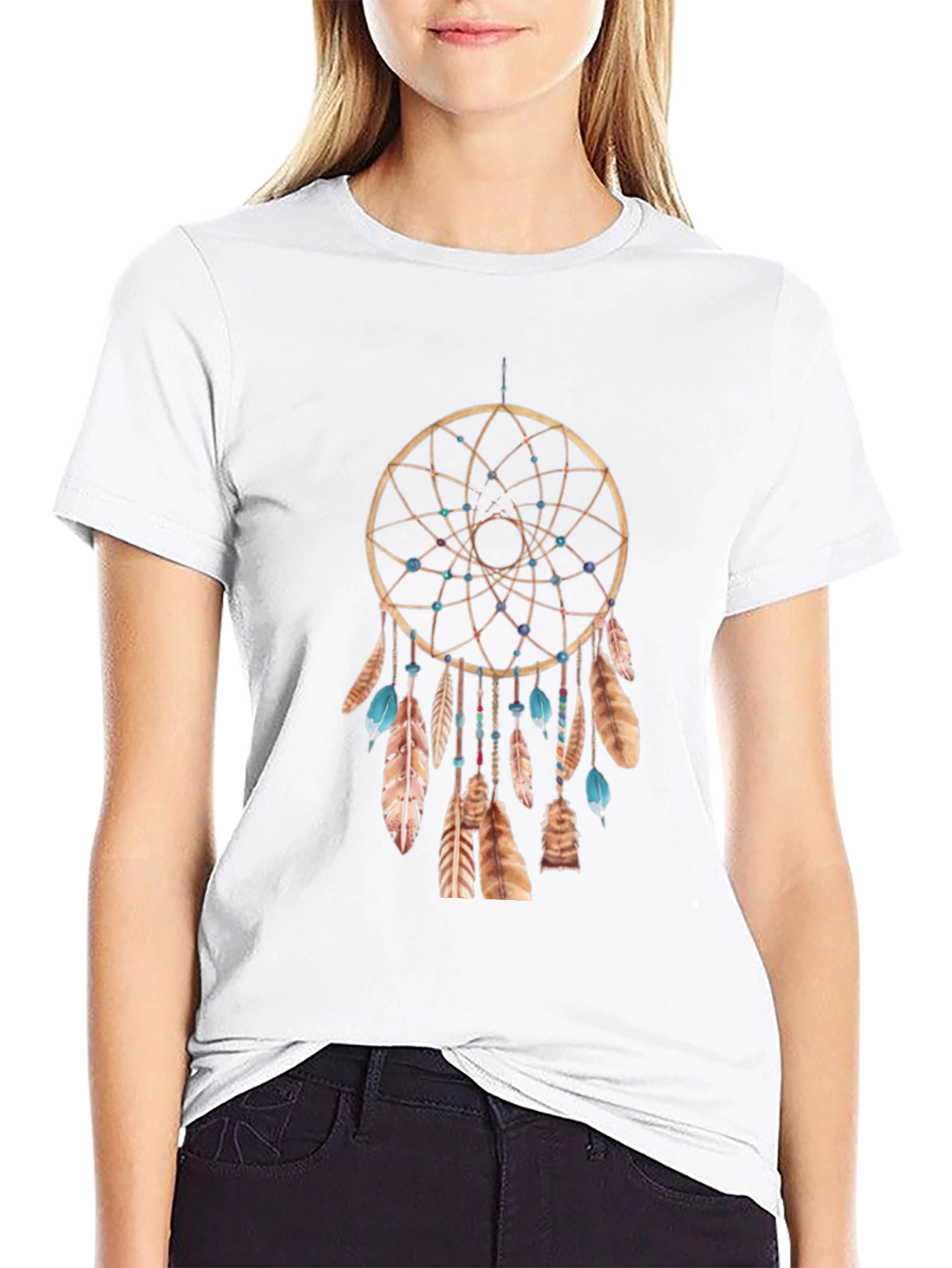Dream Catcher Graphic Tee - Boho Style