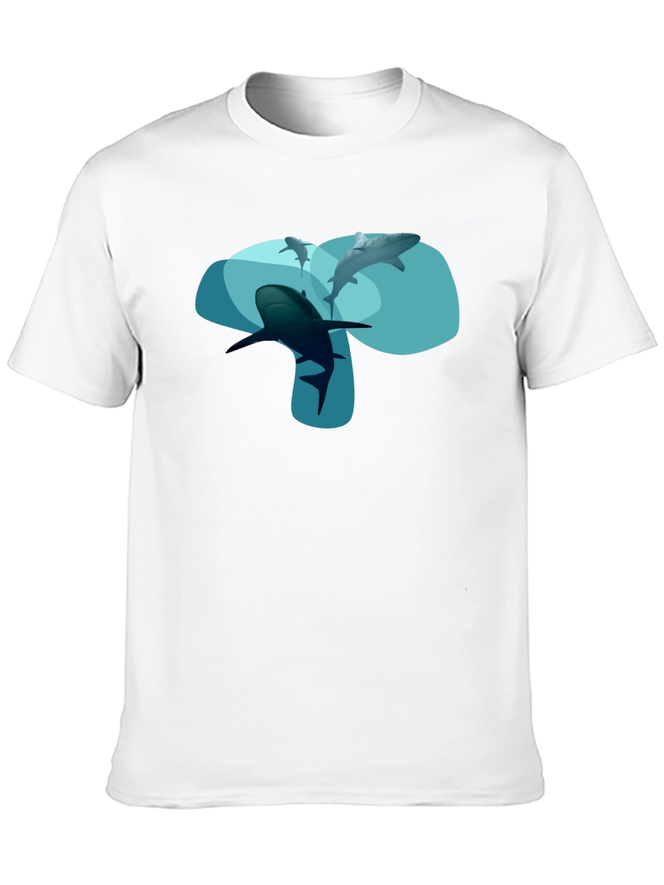 Shark Graphic Black T-Shirt