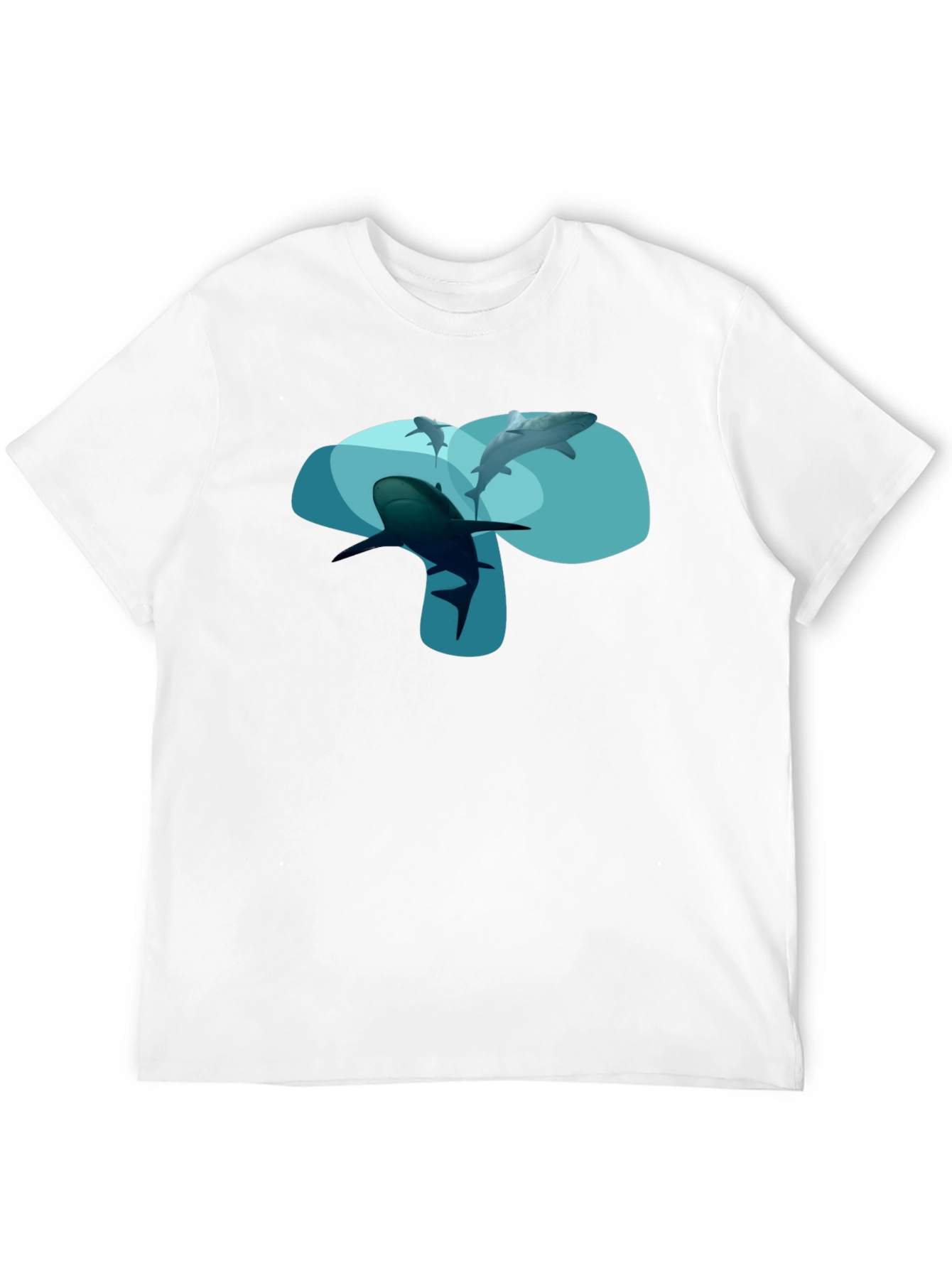 Shark Graphic Black T-Shirt