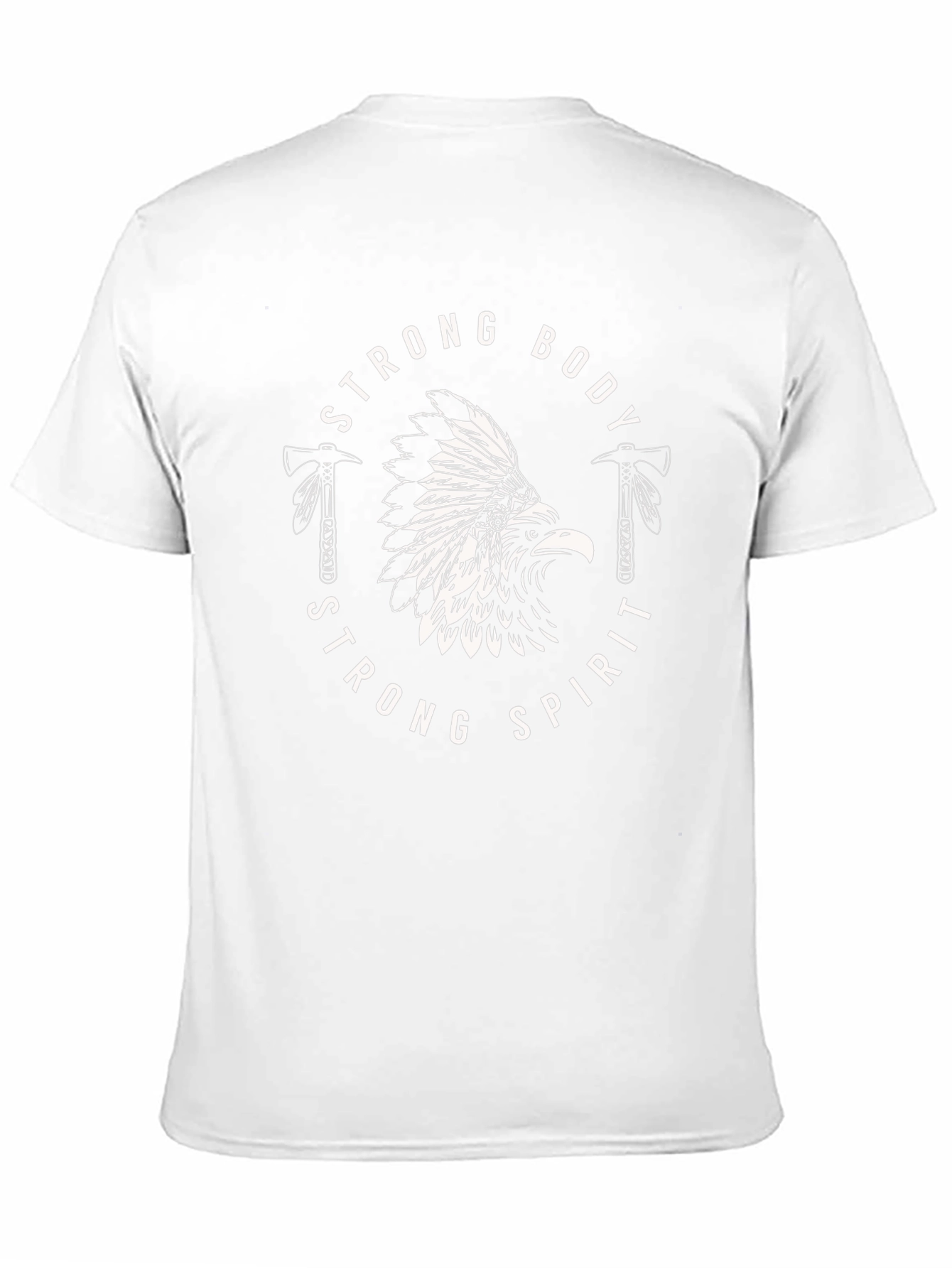 Strong Body Strong Spirit Eagle Graphic Tee