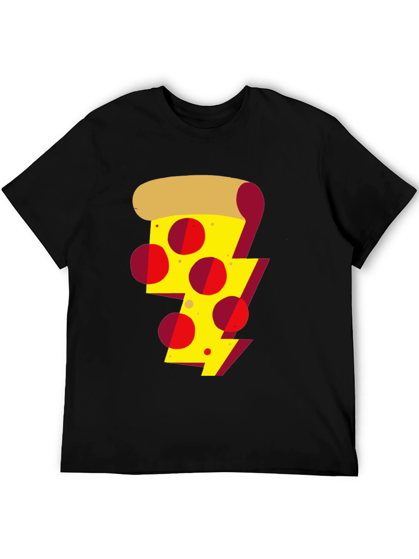Pizza Bolt Graphic T-Shirt
