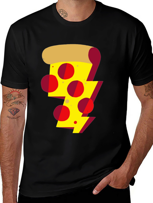 Pizza Bolt Graphic T-Shirt