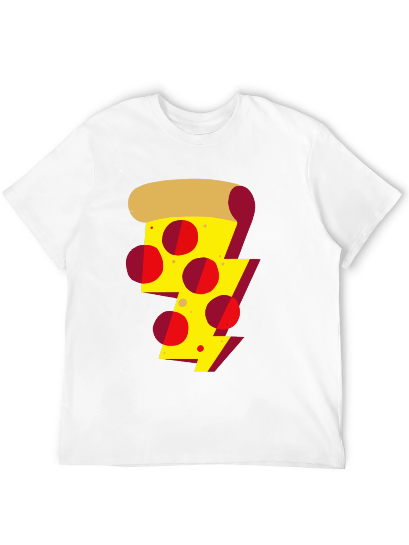 Pizza Bolt Graphic T-Shirt