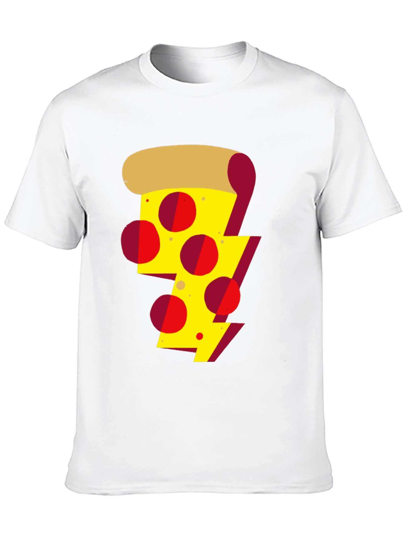 Pizza Bolt Graphic T-Shirt