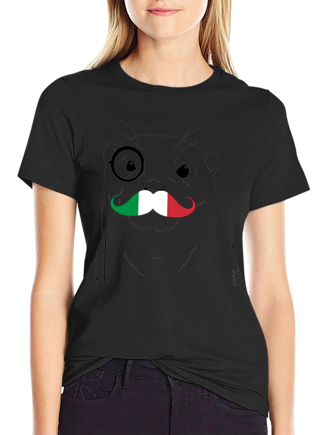 Italian Otter T-Shirt - Monocle & Mustache