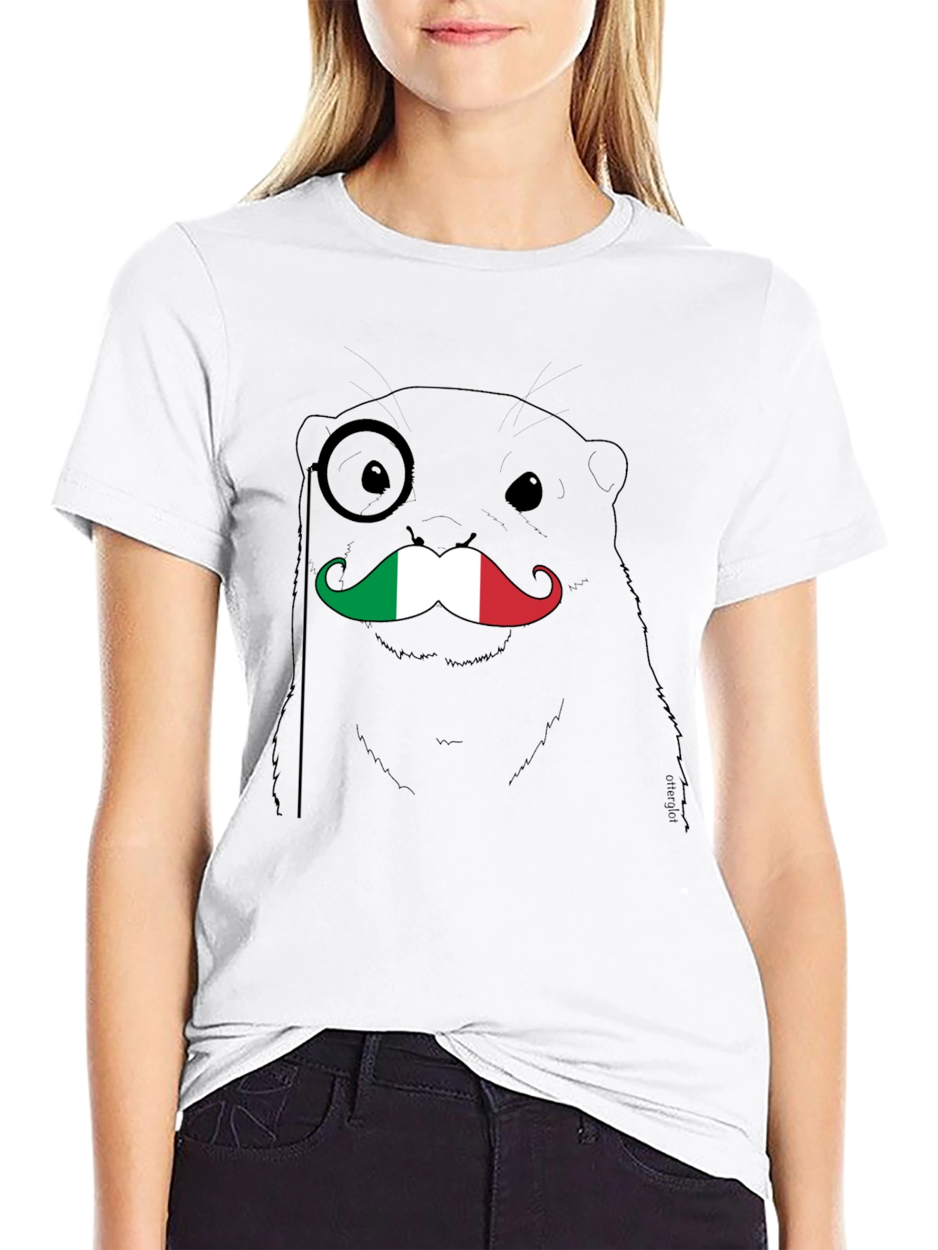 Italian Otter T-Shirt - Monocle & Mustache