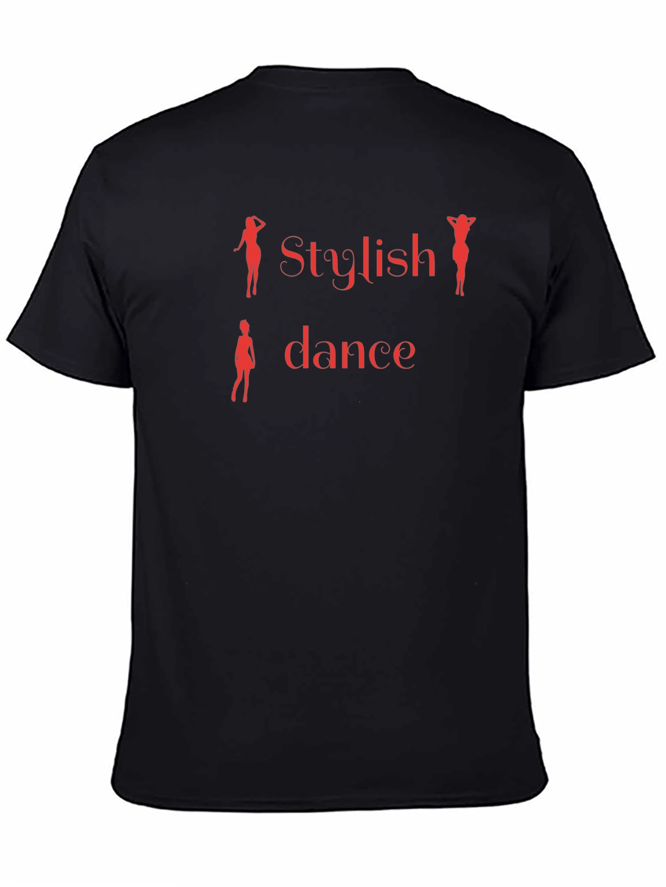 Stylish Dance Black T-Shirt