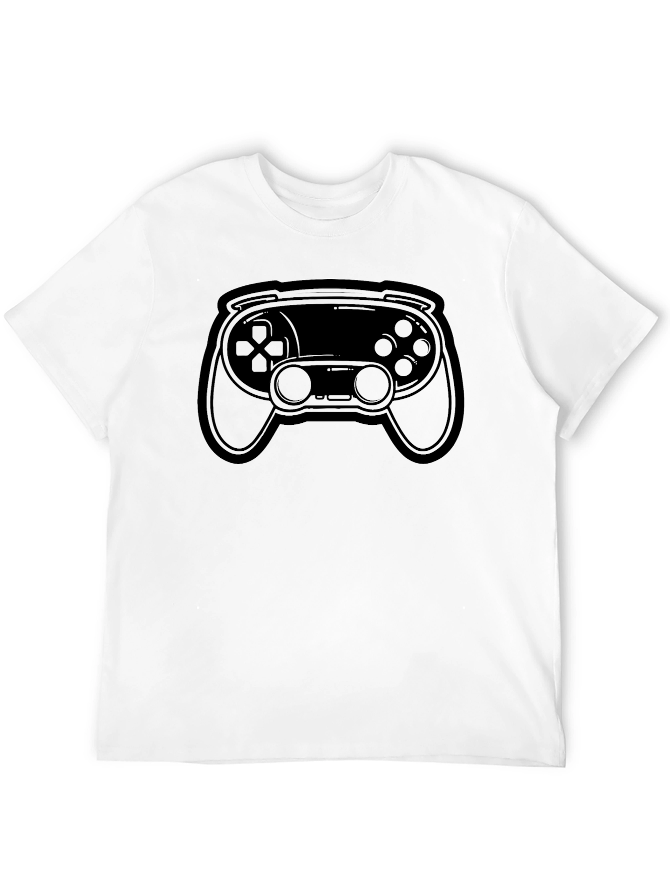 Gamer Controller Graphic Tee - Black