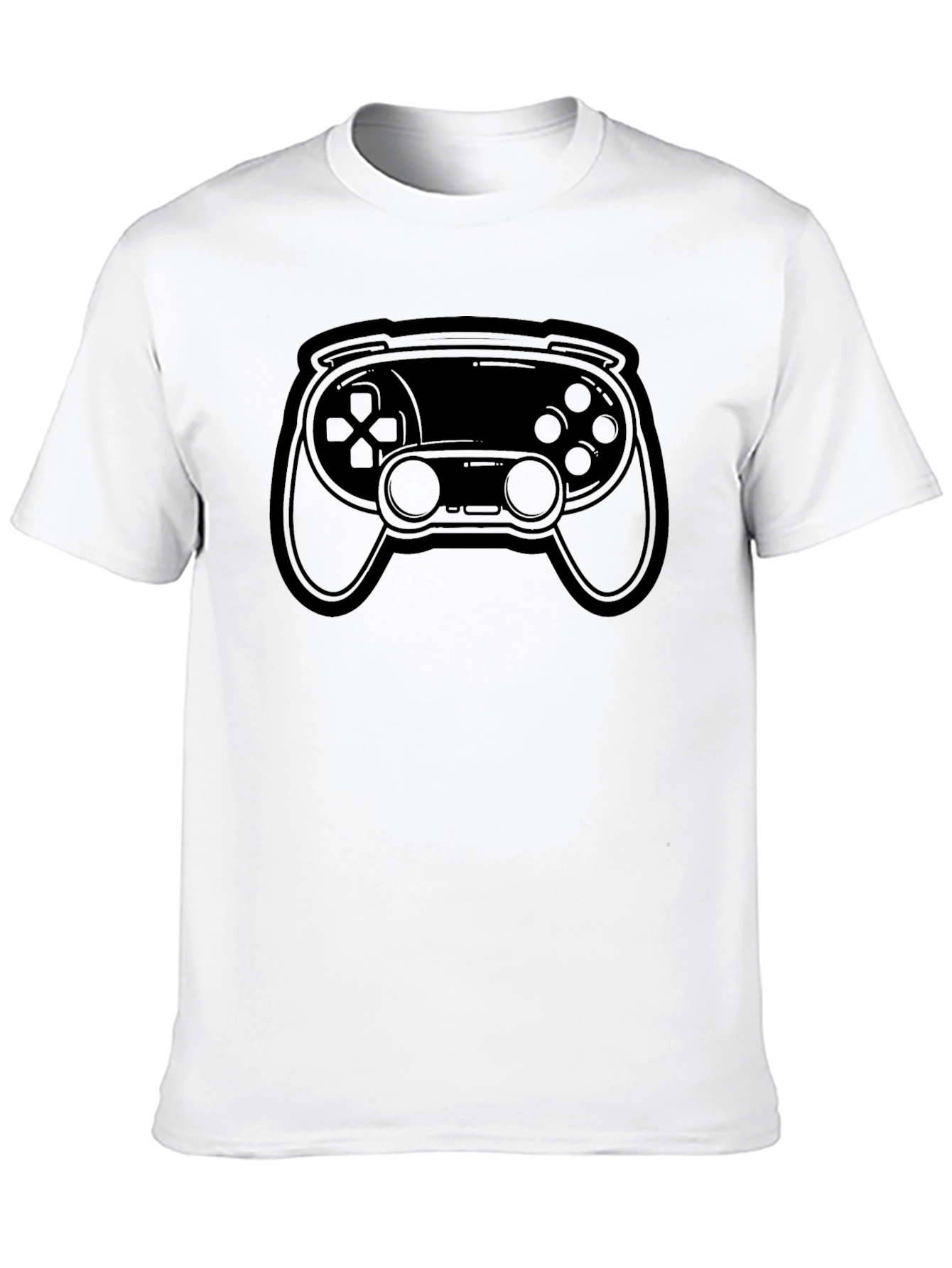 Gamer Controller Graphic Tee - Black