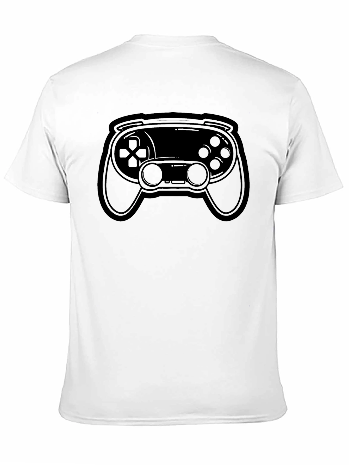 Gamer Controller Graphic Tee - Black