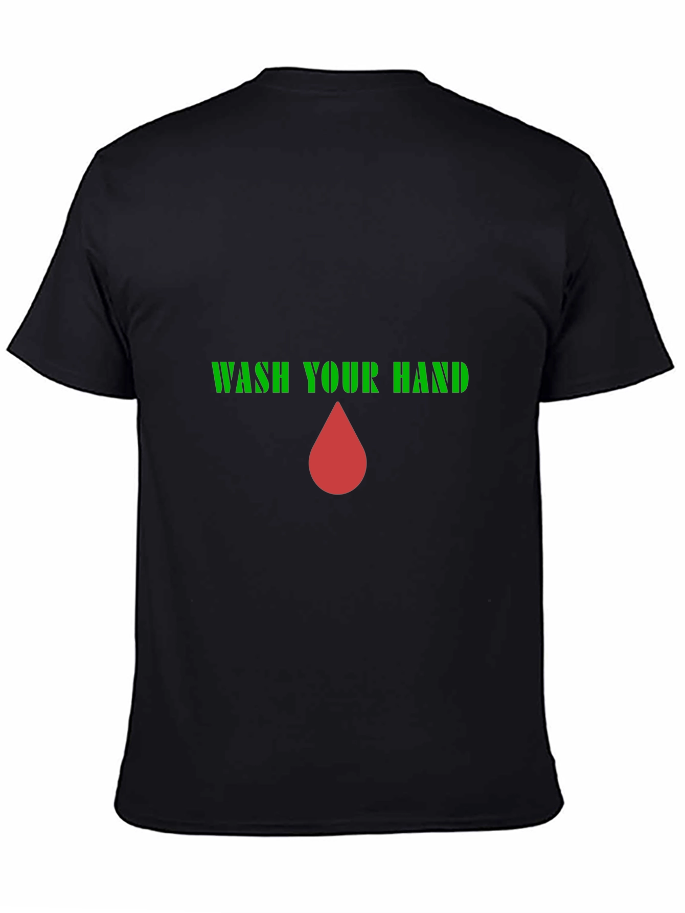 Wash Your Hands Black T-Shirt