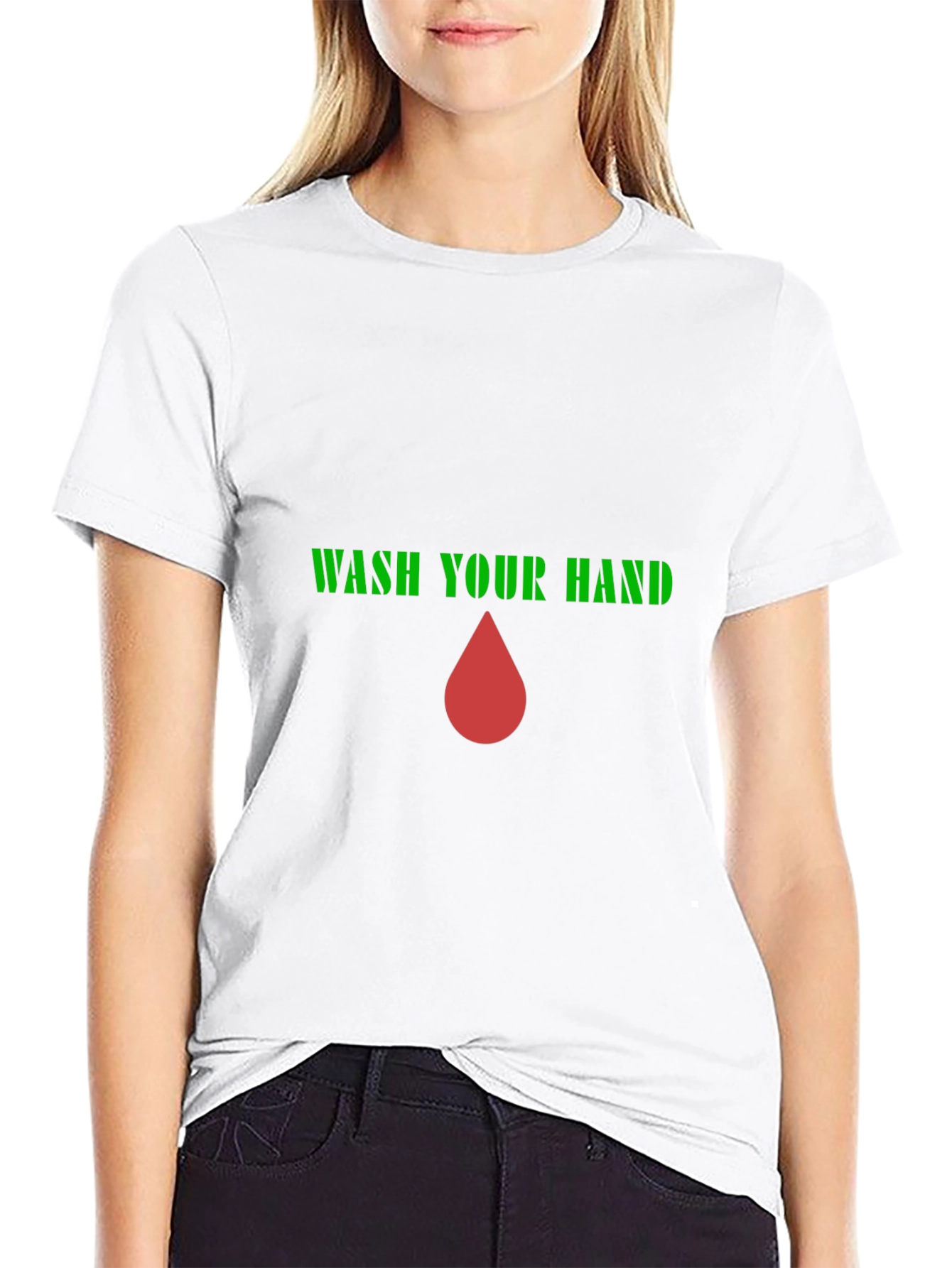 Wash Your Hands Black T-Shirt