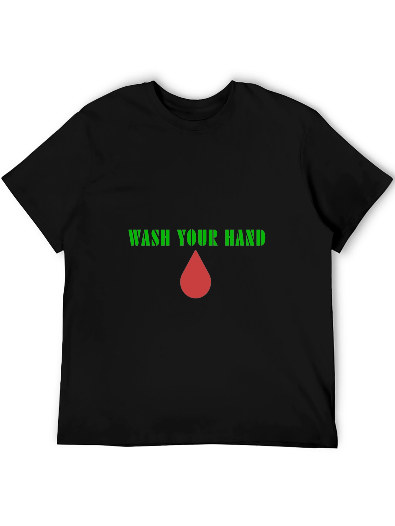 Wash Your Hands Black T-Shirt