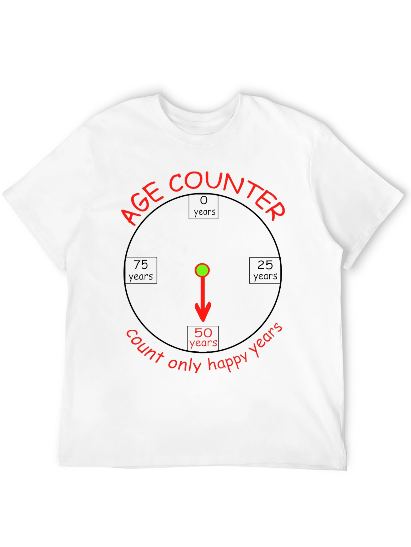 Age Counter Happy Years T-Shirt