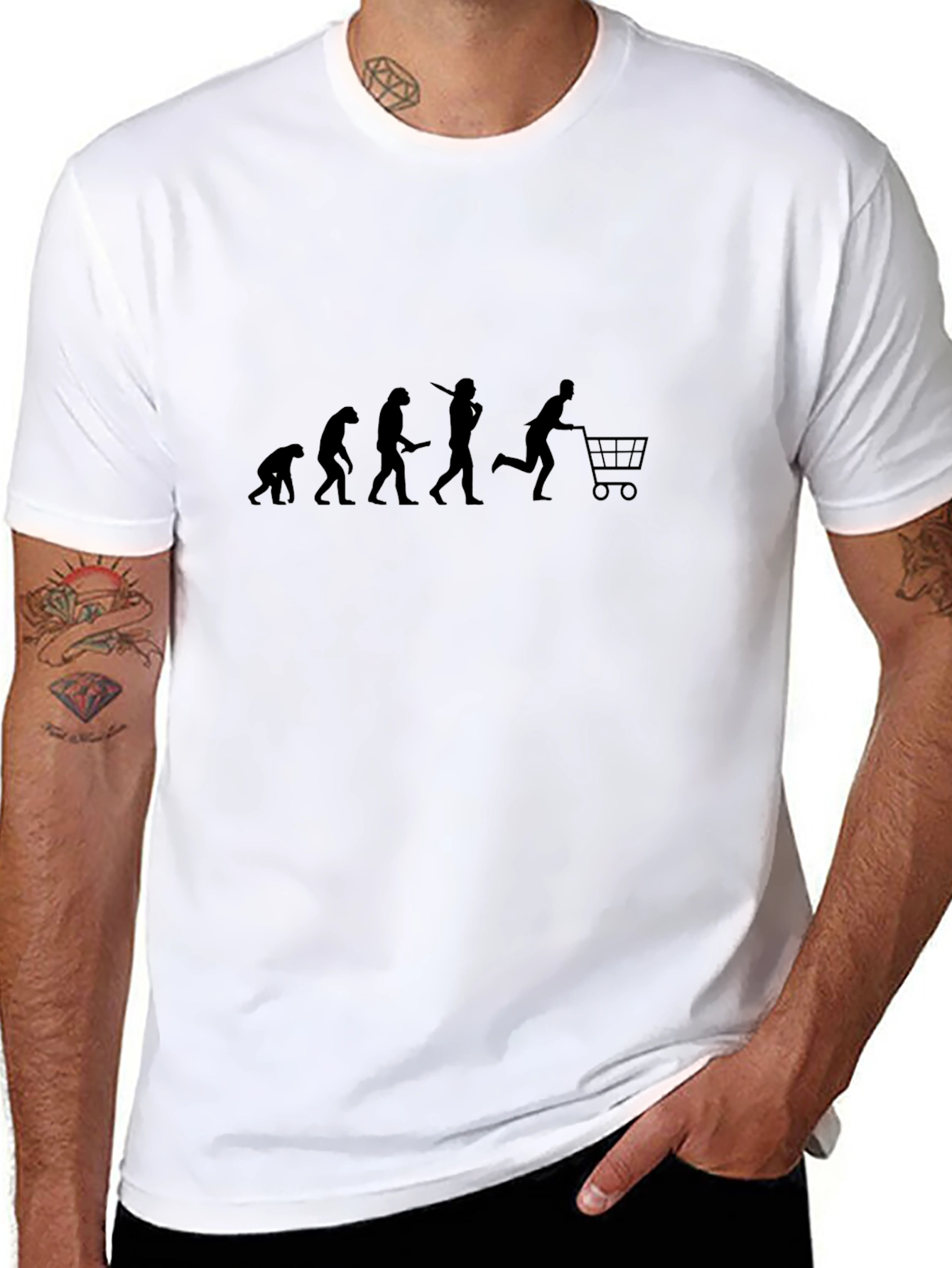 Evolution of Shopping T-Shirt