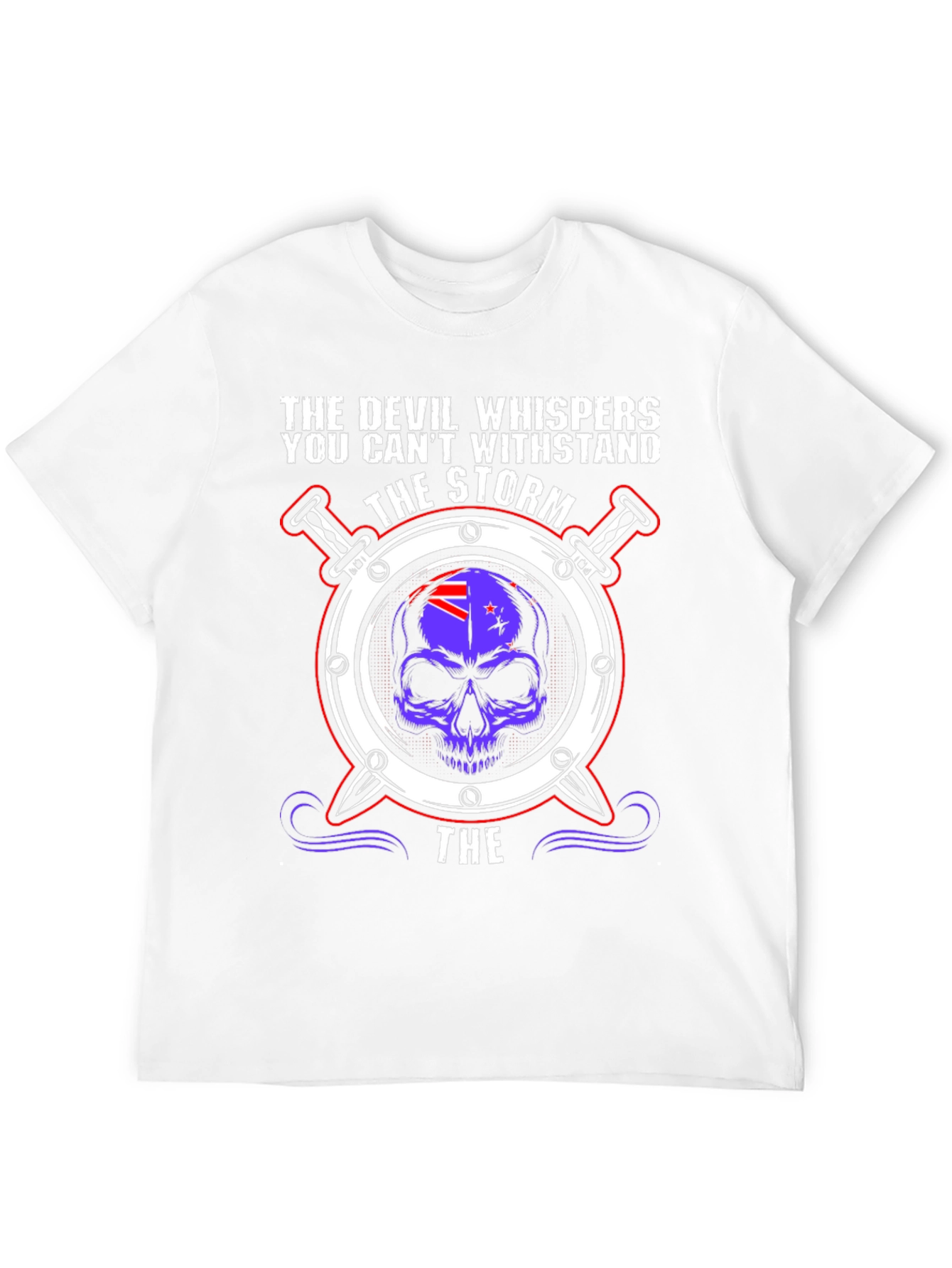 The Devil Whispers T-Shirt: Storm Design