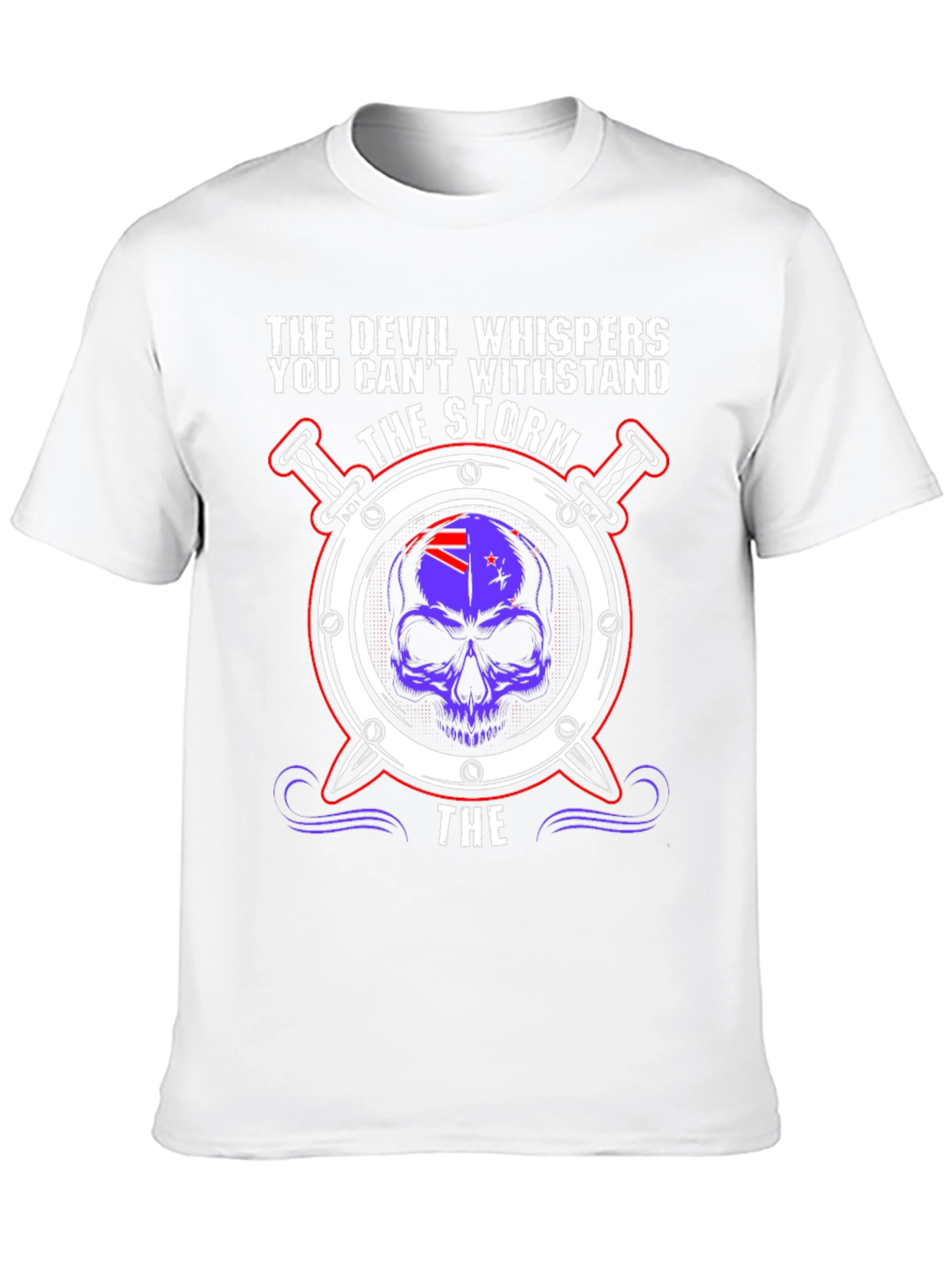 The Devil Whispers T-Shirt: Storm Design
