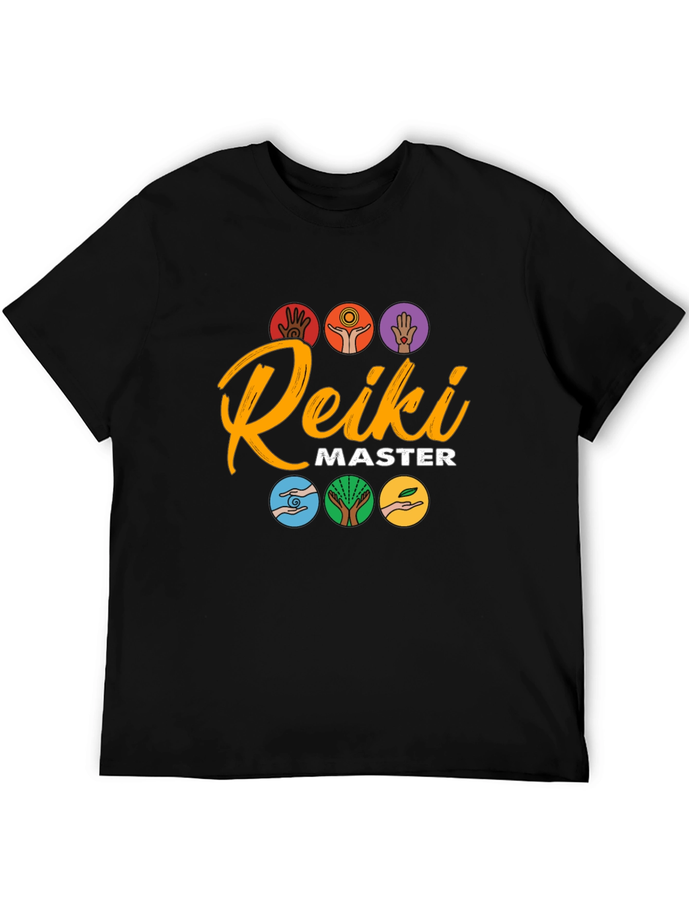 Reiki Master Graphic T-Shirt - Spiritual Healing Design