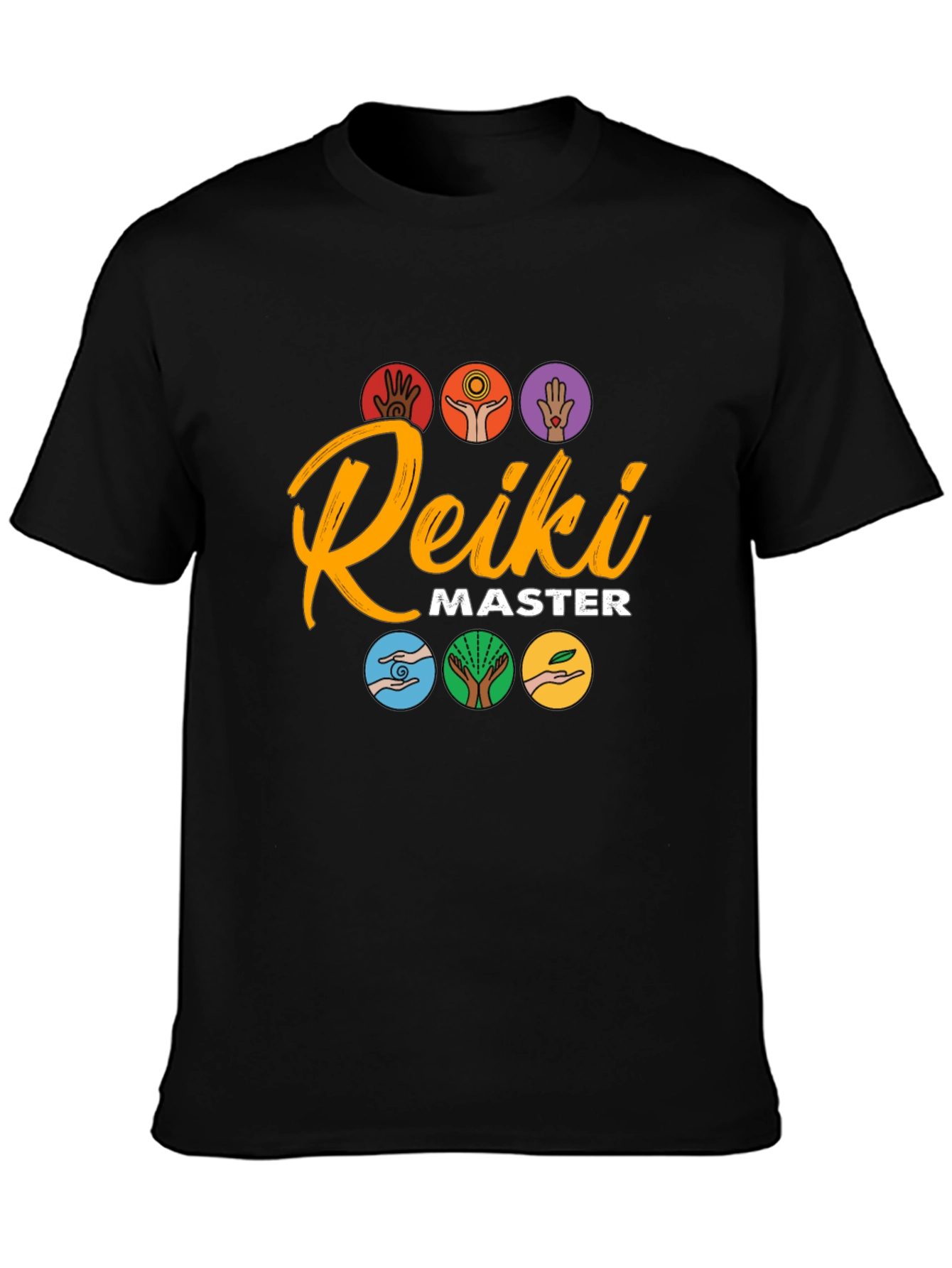 Reiki Master Graphic T-Shirt - Spiritual Healing Design