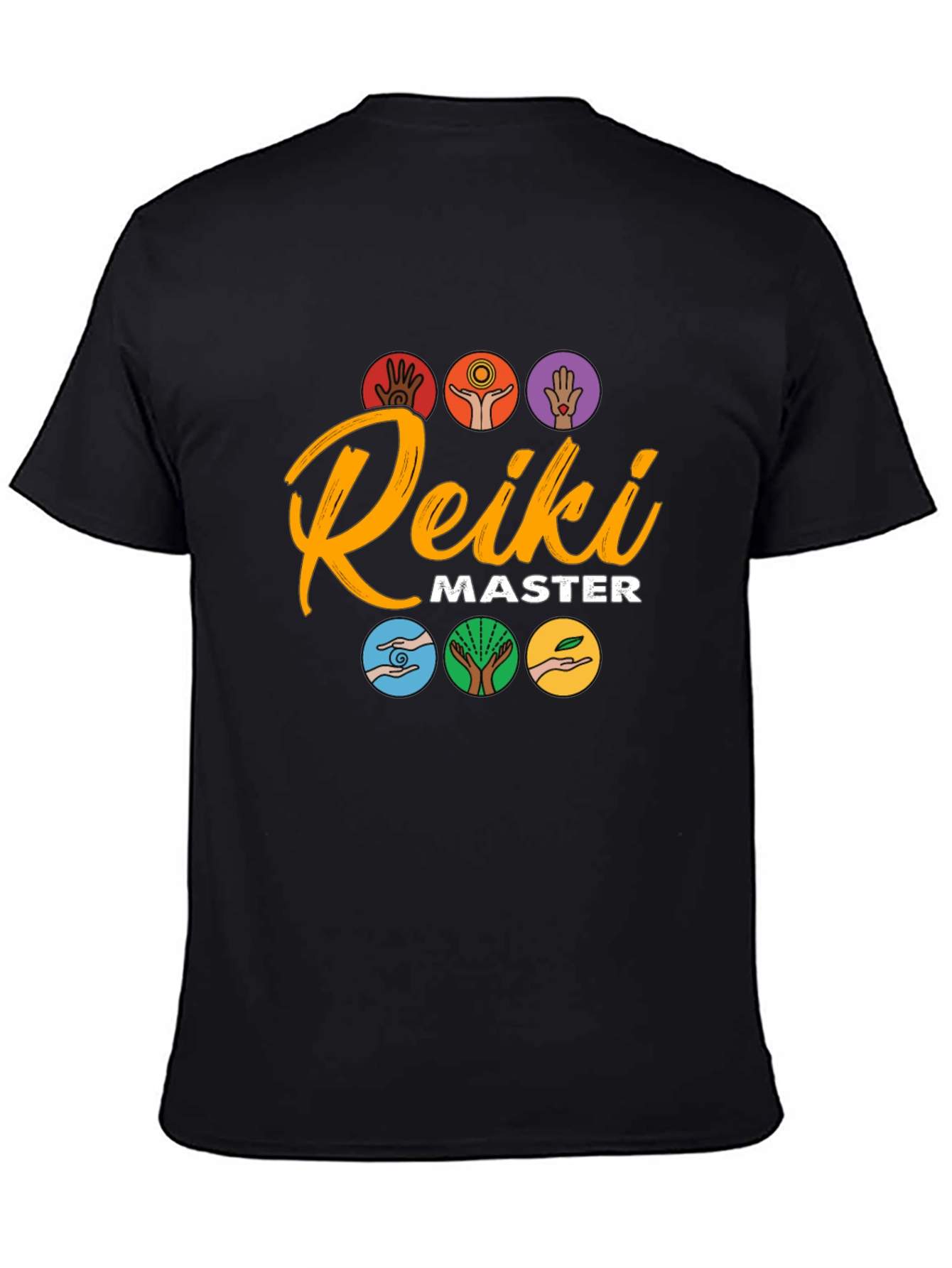 Reiki Master Graphic T-Shirt - Spiritual Healing Design