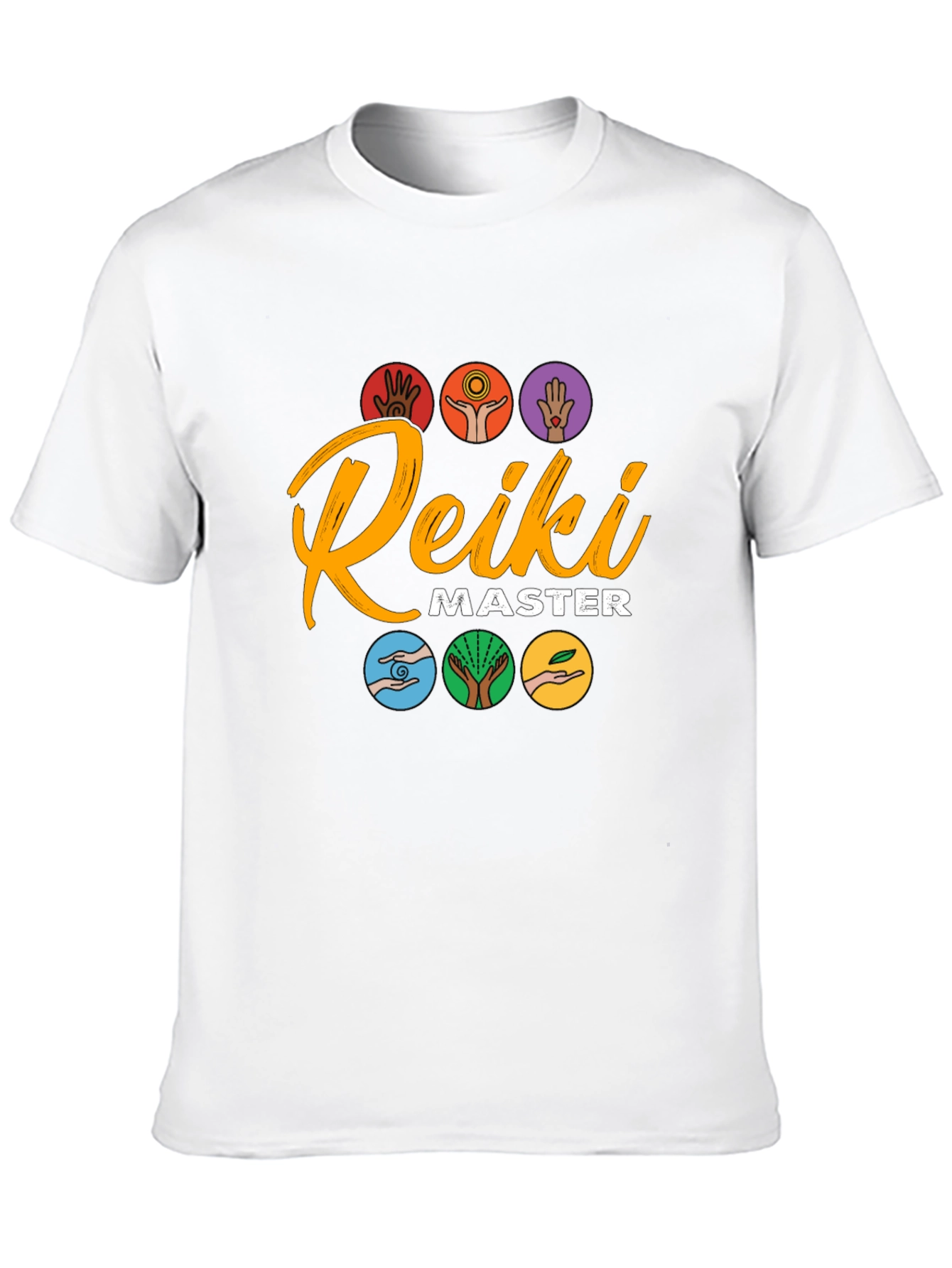 Reiki Master Graphic T-Shirt - Spiritual Healing Design