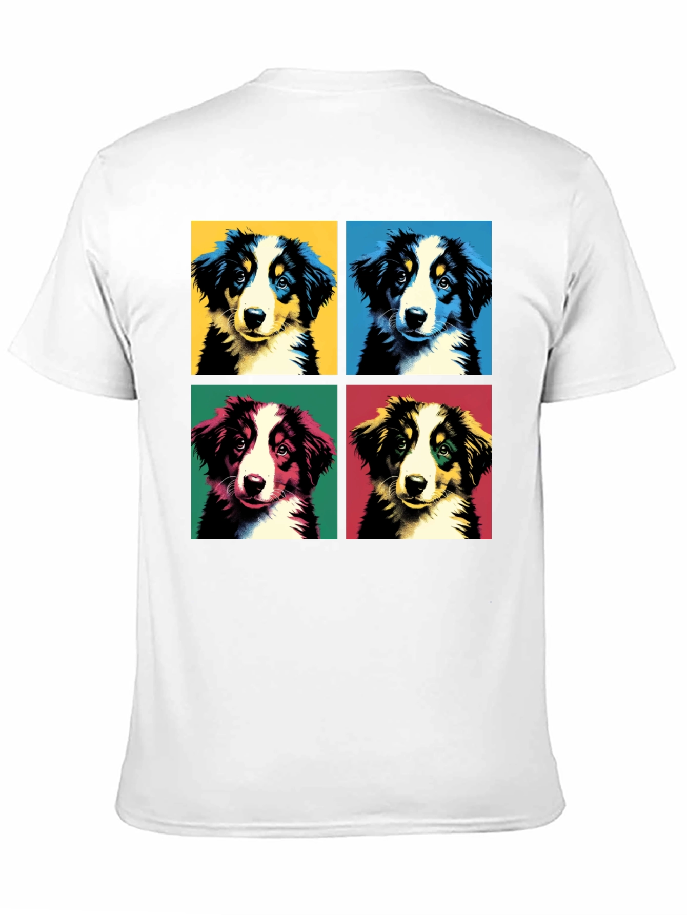 Pop Art Puppy T-Shirt - Graphic Dog Tee