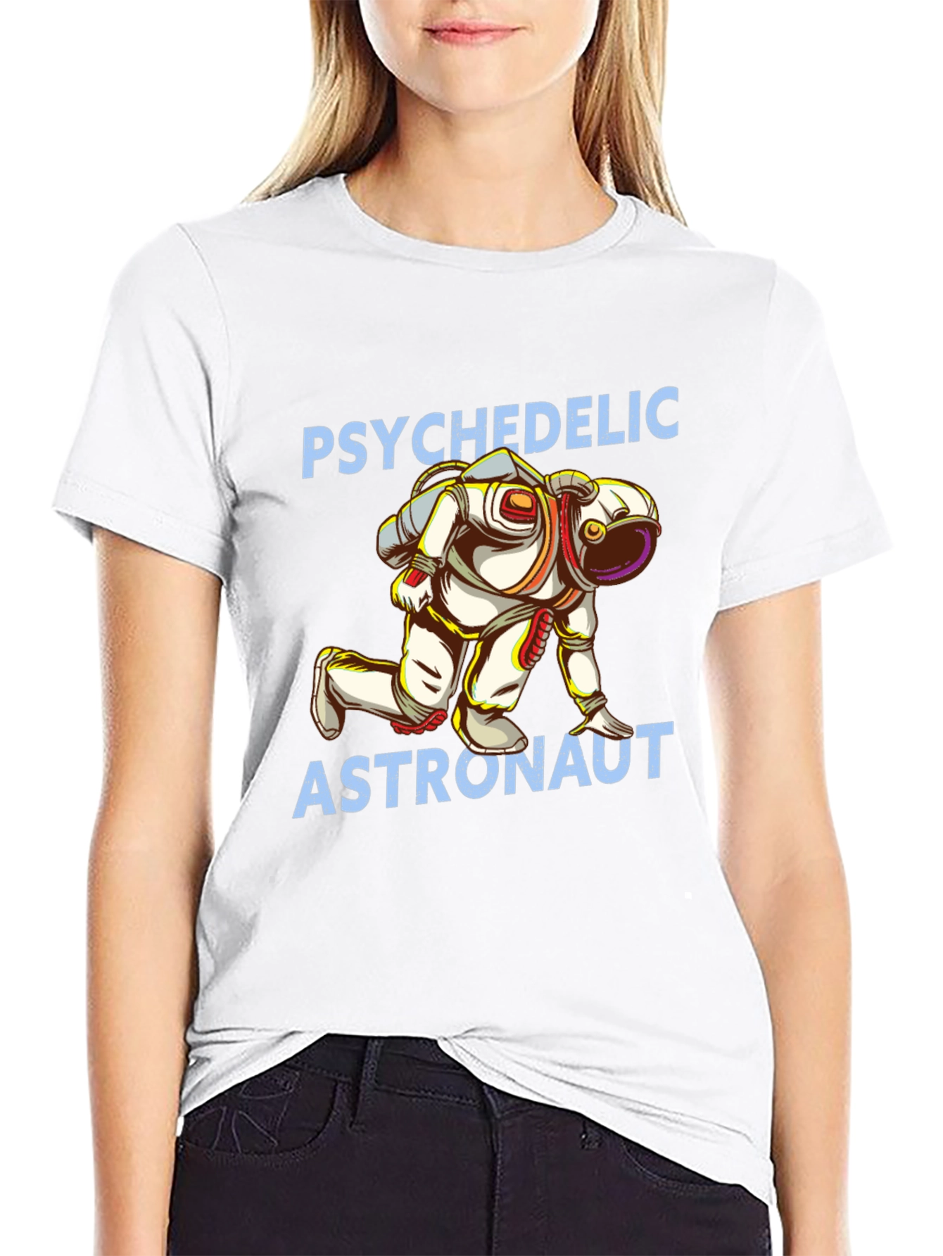 Psychedelic Astronaut Graphic T-Shirt